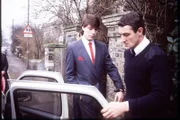 Jeremy Bamber auf dem Weg zu einer seiner Gerichtsverhandlungen.