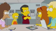 "Die Simpsons", "Krusty, der Clown." Als die Schulzeitung einen Verlust macht, ernennt Direktor Skinner einen neuen Herausgeber, der Lisa zum Schreiben von TV-Rezensionen verdonnert. Bald schon bemerkt Lisa, dass ihr Vater ein Talent dafür besitzt und überträgt ihm den Job. Homer schlägt sich gut, bis seine Kritik von Krustys TV-Show den beliebten Clown so verärgert, dass dieser nach einer Kurzschlusshandlung untertauchen muss. Dem nicht genug, kommt es wegen Homers neuer Tätigkeit zu Spannungen in seiner Ehe mit Marge.