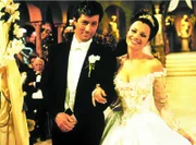 Endlich haben sie sich: Fran (Fran Drescher) heiratet "Mr. Sheffield" (Charles Shaughnessy).