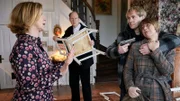 v.li.: Hildegard Knutzen (Marion Kracht), Herr Töteberg (Stephan A. Tölle), Eike Siering (Mirco Kreibich), Annette Weinert (Katja Danowski)
