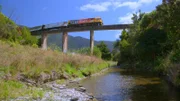 Zwei Jahre konnte der Coastal Pacific nicht fahren, nachdem seine Strecke durch ein Erdbeben zerstört wurde.