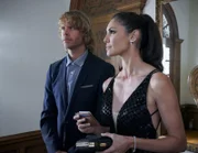 Marty Deeks (Eric Christian Olsen, l.); Kensi Blye (Daniela Ruah, r.)