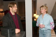 Yvonne (Gisa Zach) erklärt Julian (Onno Buß), dass sie hofft, Matilda nie wieder bei Gerner zu sehen.  +++ Die Verwendung des sendungsbezogenen Materials ist nur mit dem Hinweis und Verlinkung auf RTL+ gestattet. +++