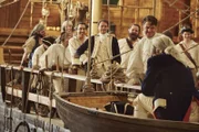 Die Crew der Bounty mit Max Giermann, Alexander Schubert, Antoine Monot, Holger Stockhaus und Komparsen.