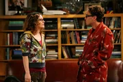 Leslie Winkle (Sara Gilbert, l), Leonard Hofstadter (Johnny Galecki)