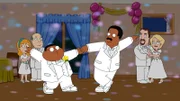 Vorne, l-r: Cleveland Brown Jr., Cleveland Brown