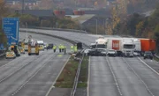 Kollision auf einer Autobahn