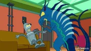 Wird das Monster aus dem Ei Bender (l.) zerstören?
