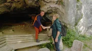 Max Müller mit Historiker Michael Kurz.