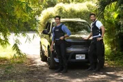 Kai Holman (Alex Tarrant, l.); Jesse Boone (Noah Mills, r.)