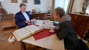 Max Müller bei Dechant Erich Aichholzer,
