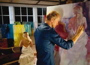 Der Maler und sein Modell: Jochen Horst als Malcolm (r.)