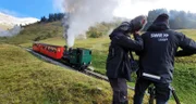 Beim Dreh: Brienz-Rothorn-Bahn.