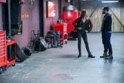 L-R: Dex Parios (Cobie Smulders) and Grey McConnell (Jake Johnson)