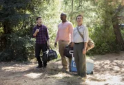 (v.l.n.r.) Jake Peralta (Andy Samberg); Terry Jeffords (Terry Crews); Charles Boyle (Joe Lo Truglio)