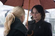 Retribution" -- Pictured: (l-r) Paula Malcomson as Amanda Graystone, Polly Walker as Clarice WIllow -- Photo by: Eike Schroter/Syfy
