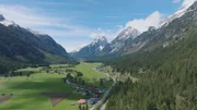 Landschaftsaufnahme der Leutasch.