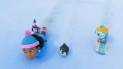 Mayor Goodway (l.), Chickaletta (2.v.l.), Everest (r.)