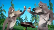 Doch vom Inhalt der Ostereier wird man als Wolf nicht satt.