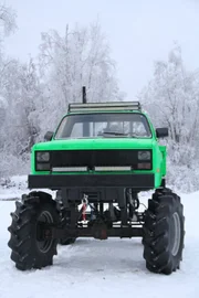 The Completed Eagle tug with light bar.