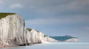 Die Küste zwischen Seaford und Eastbourne nahe Brighton.