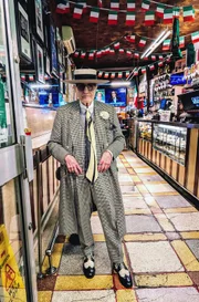 "Soho George", eine Ikone der 60er-Jahre, ist noch immer im Londoner West End unterwegs.