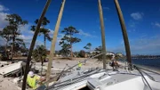 Hunderte Boote müssen nach Hurrikan Sally in Florida und Alabama geborgen werden.