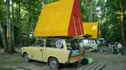 Auf einem Ostalgie-Campingplatz auf Rügen scheint die Zeit stehen geblieben zu sein.