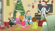 v.li.: Space Beth, Beth Smith, Summer Smith, Jerry Smith, Morty Smith, Rick Sanchez
