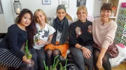 V.l.: LamVy, Kandidatin Raquel, Lisa, Sandra, Nina