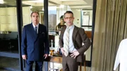 l-r: Dr. Barton Scully (Beau Bridges), Dr. Art Dreesen (Jeremy Strong)