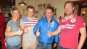 Susanne, Leo, Mauro Corradino und Jörg sind bester Dinge.