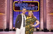 Der Sänger Gregor Hägele (l.) und die Sängerin und Songschreiberin Alina Wichmann (r.) treten bei "Wer weiß denn sowas?" gegeneinander an.