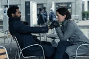 Ian Shaw (Nicholas Pinnock, l.); Emily (Olivia Williams, r.)