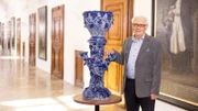 Die Blumensäule diente einst als Fahrradständer.