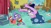 v.li.: Patrick, Squidina, Bunny