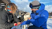 Statt bayerischer Skipiste gibts norwegische Hundeschlitten für Fabian.