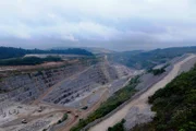 Industrielle Goldmine in Tarkwa, Ghana von der Firma Goldfields