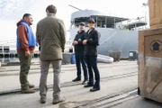 Timothy McGee (Sean Murray, l.); Jessica Knight (Katrina Law, r.)