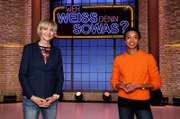 Die ehemalige Leichtathletin Heike Drechsler und die Leichtathletin Malaika Mihambo treten als Kandidatinnen gegeneinander an bei 'Wer weiß denn sowas?'.