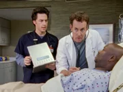 (v.li.): Zach Braff (John ‚J.D.‘ Dorian), John C. McGinley (Dr. Perry Cox).