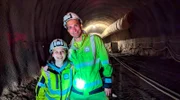 Tief unter der Erde wird ein Tunnel in den Berg gesprengt und Marina ist live dabei! Weiteres Bildmaterial finden Sie unter www.br-foto.de.