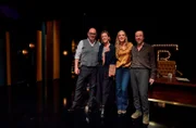 Von links: Hannes Ringlstetter, Ameli Neureuther, Caro Matzko und Jan Josef Liefers.