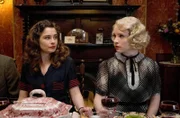 L-R: Helen Alderson (Rachel Shenton), Margot Sebright Saunders (Jessica Clark)