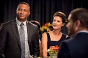 John Diggle (David Ramsey) und Lyla Michaels (Audrey Marie Anderson)