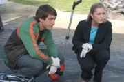 Calleigh Duquesne (Emily Procter, r.) und Ryan Wolfe (Jonathan Togo, l.)
