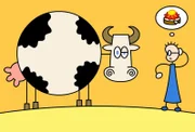 TOM und die dicke Kuh Luisa.