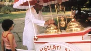 Italienisches Eis, sehnsüchtig erwartet.