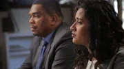 Fatima Silva and Chris Anderson Silva listen to the reactions of the convict’s family during the reveal.