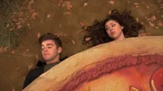 L-R: Max Thunderman (Jack Griffo), Phoebe Thunderman (Kira Kosarin)